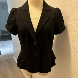 Black Summer Pants Suit, AGB Townsend, Jacket size 8, Pants size 6